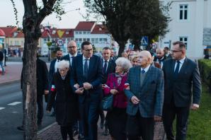 Premier Mateusz Morawiecki wziął udział w obchodach rocznicy wybuchu II wojny światowej w Wieluniu