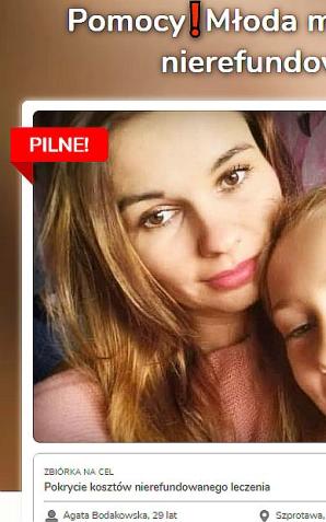 [VIDEO] Maja Rutkowski apeluje o pomoc w ratowaniu życia 29-letniej Agaty Bodakowskiej ze Szprotawy!
