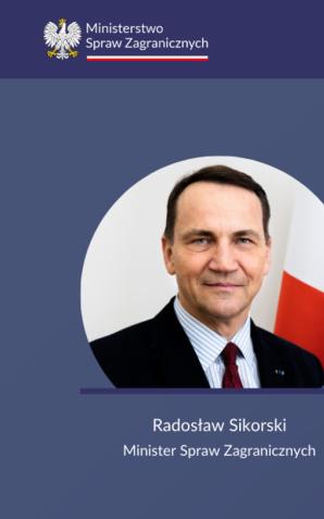 Minister Radosław Sikorski kontynuuje rozmowy telefoniczne ze swoimi odpowiednikami z Azerbejdżanu i Słowenii