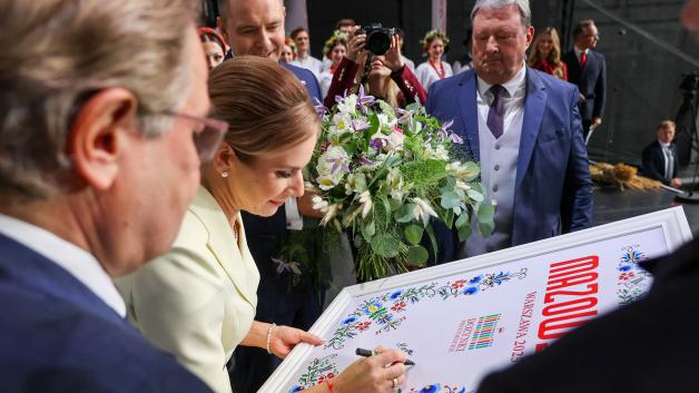 [VIDEO] Wielkie Święto Plonów w Pałacu Prezydenckim